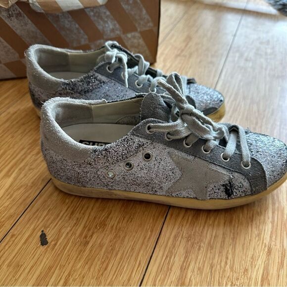 Golden Goose Superstar Glitter Sneakers - Picture 6 of 15